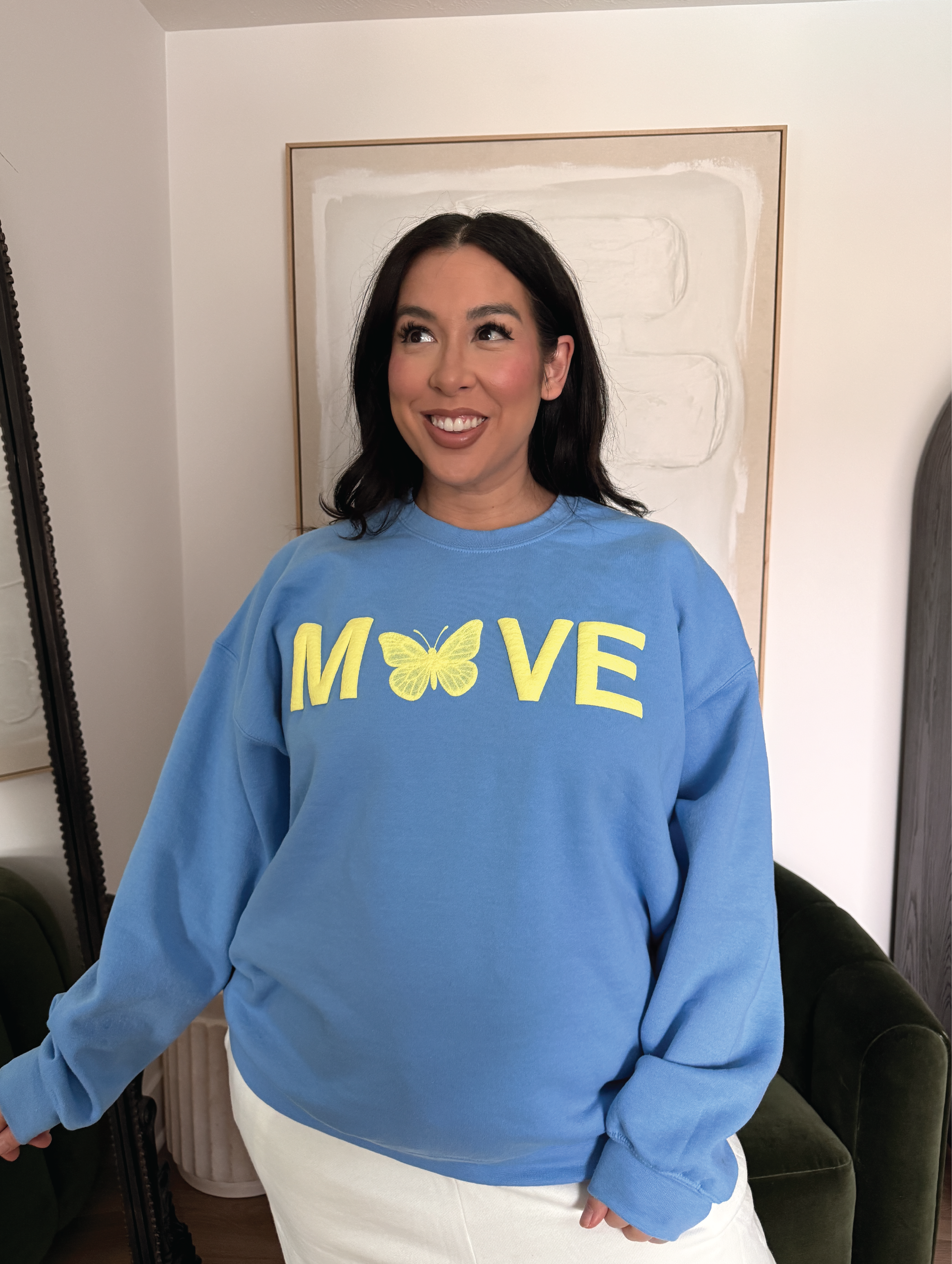 Move Sweatshirt (Color Carolina Blue)